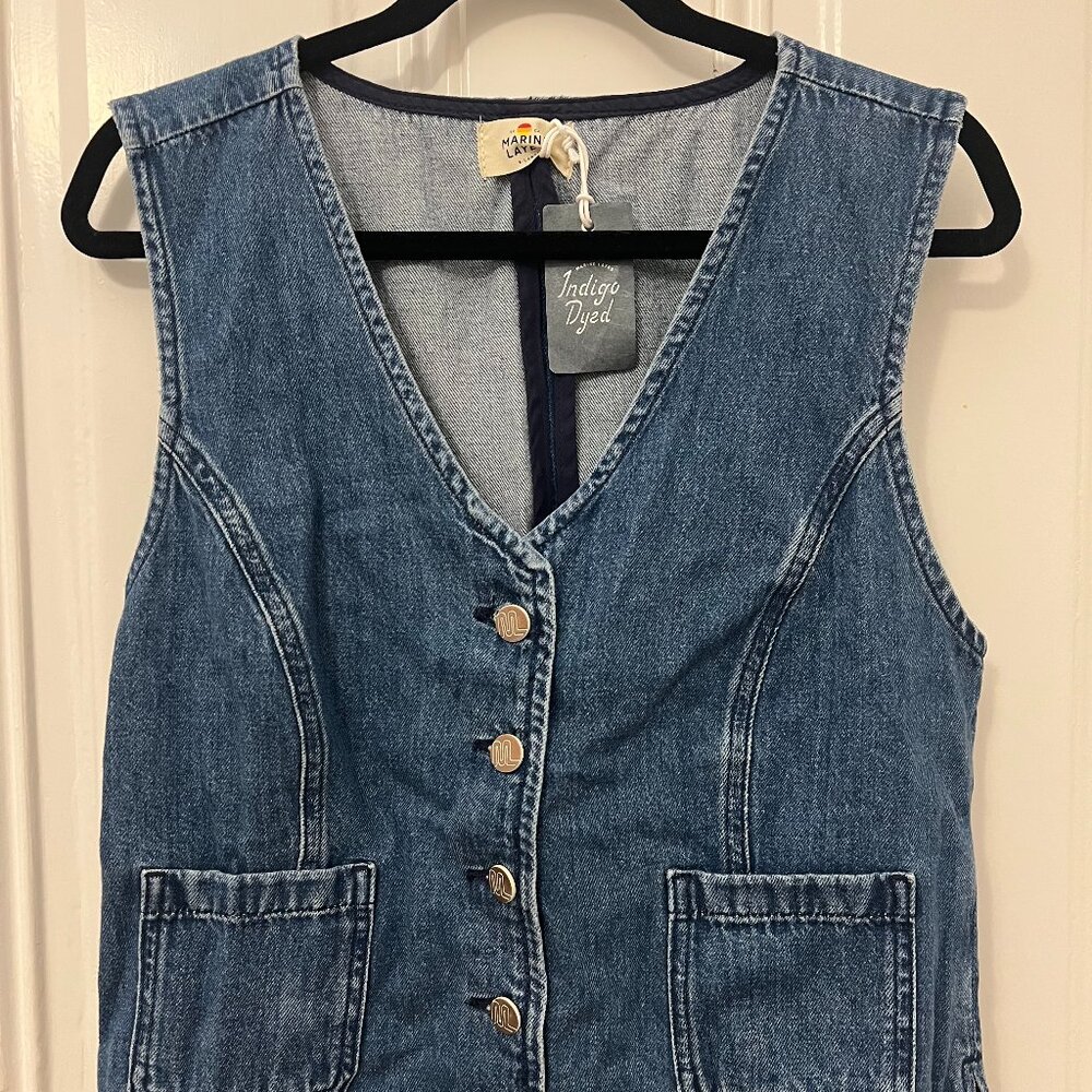 Marine Layer Denim Vest